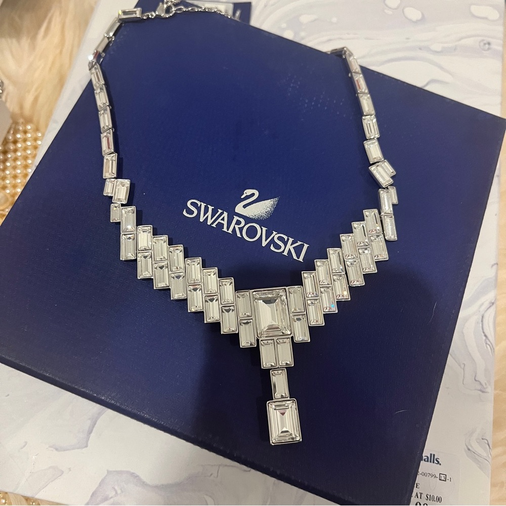 Swarovski Art Deco Statement Necklace